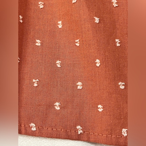 Mine for Anthropologie Women’s Terracotta Sleeveless Blouse Shirt Top Medium - Picture 3 of 16